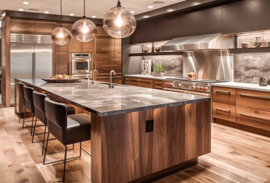 Luxury kitchen 3D render — Cyprus